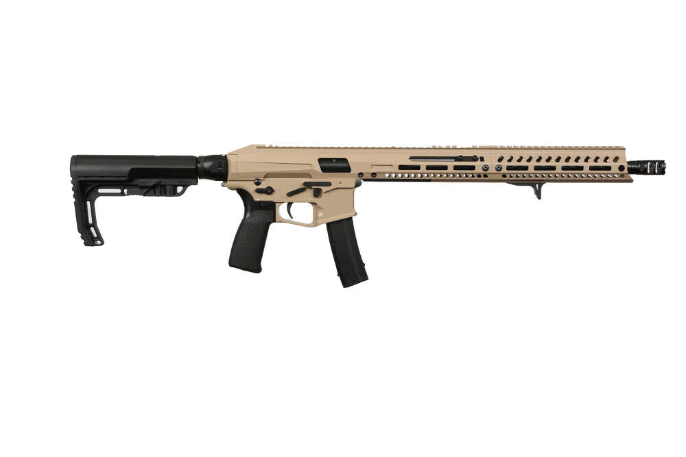 Rifles Long Guns Patriot Ordnance Factory Phoenix Rifle 9mm PHOENIX RIFLE 9MM FDE 16" 10RD • 